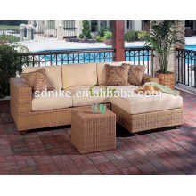 Hot sales garden furniture rattan outdoor plastic sofa